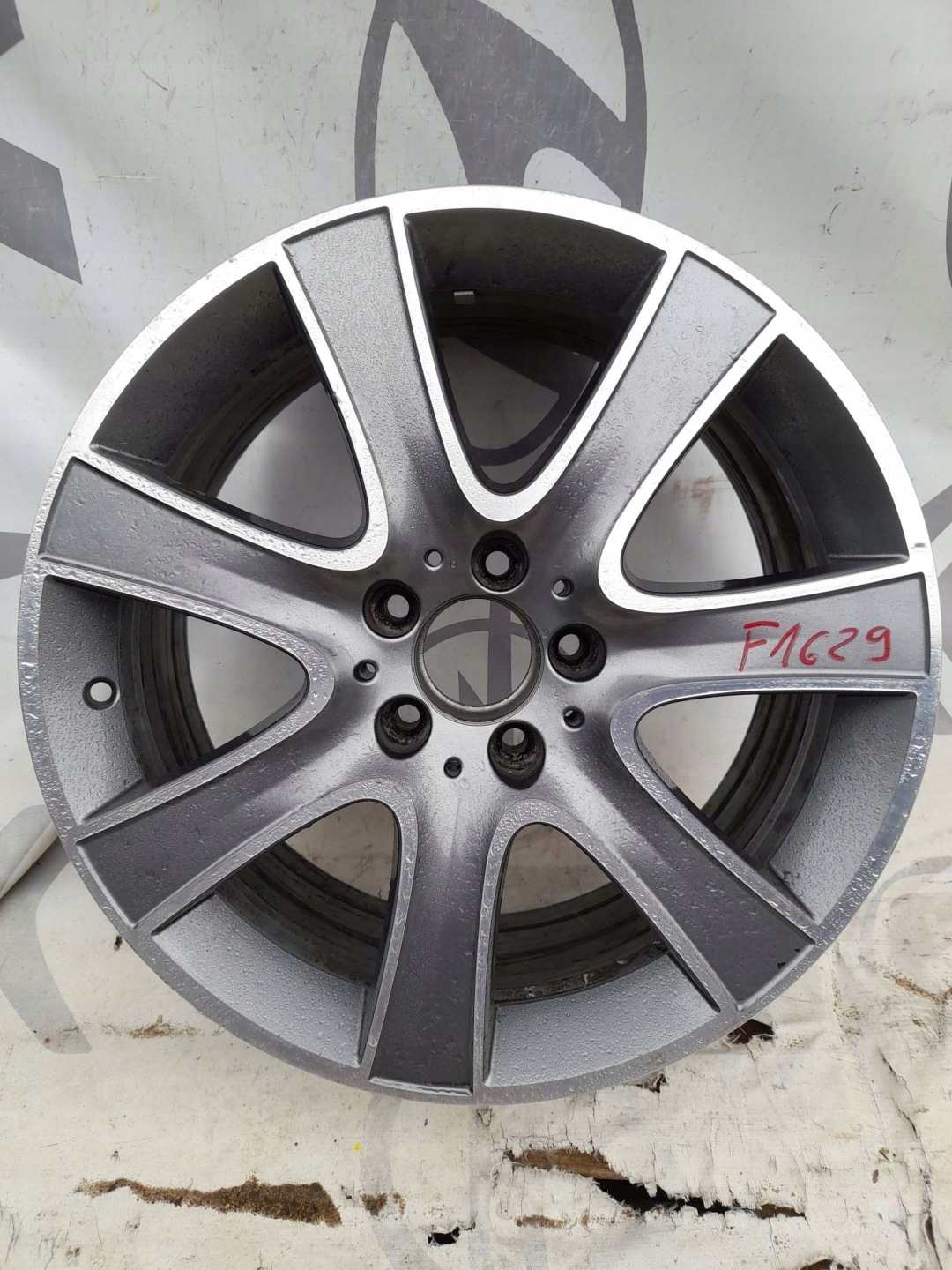 1x Alufelge 18 Zoll 8.0" 5x112 41ET Mercedes-Benz S-Klasse W222 Aluminum Rim