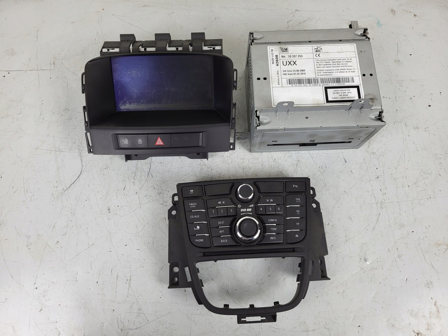 Opel Astra Navigation GPS Navi Radio 13337221