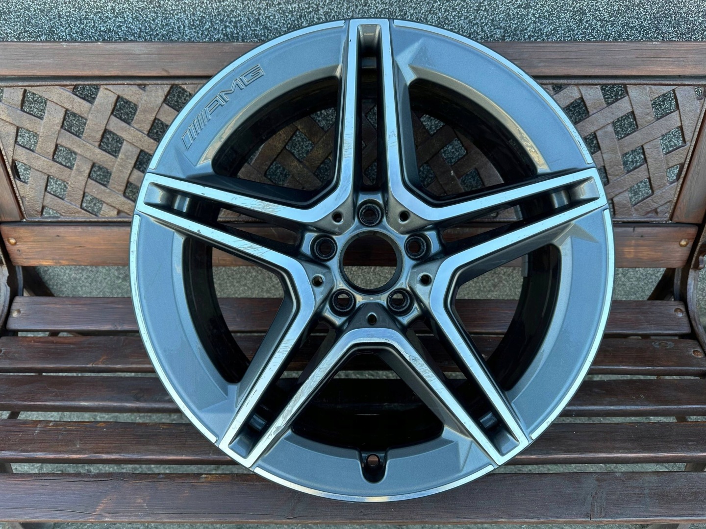 1x Alufelge 5x112 38ET A2534015300 Mercedes-Benz GLC W253 Aluminum Rim