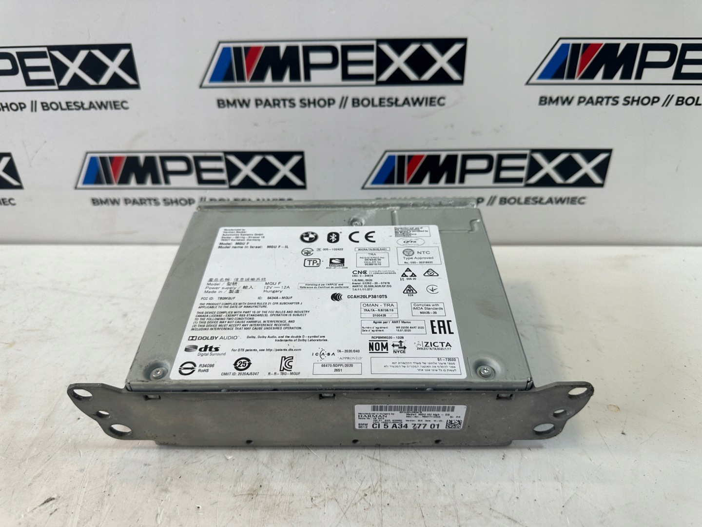 BMW 5 G30 Navigation GPS Navi Radio 5A34777