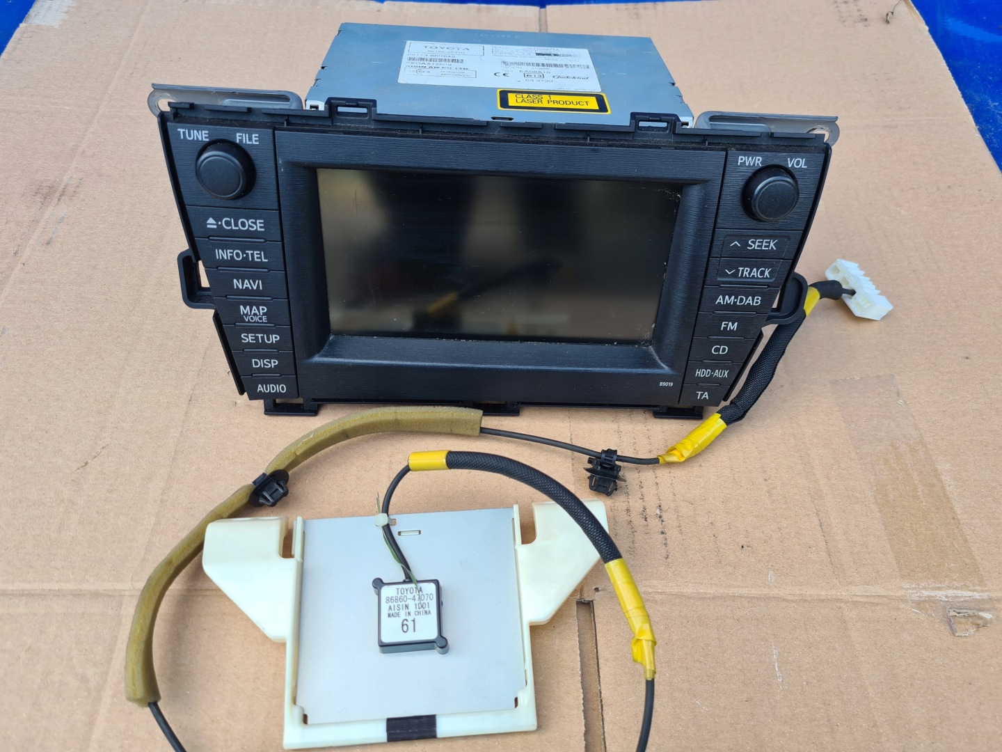 Toyota Prius HW2 Navigation GPS Navi Radio 8612047410